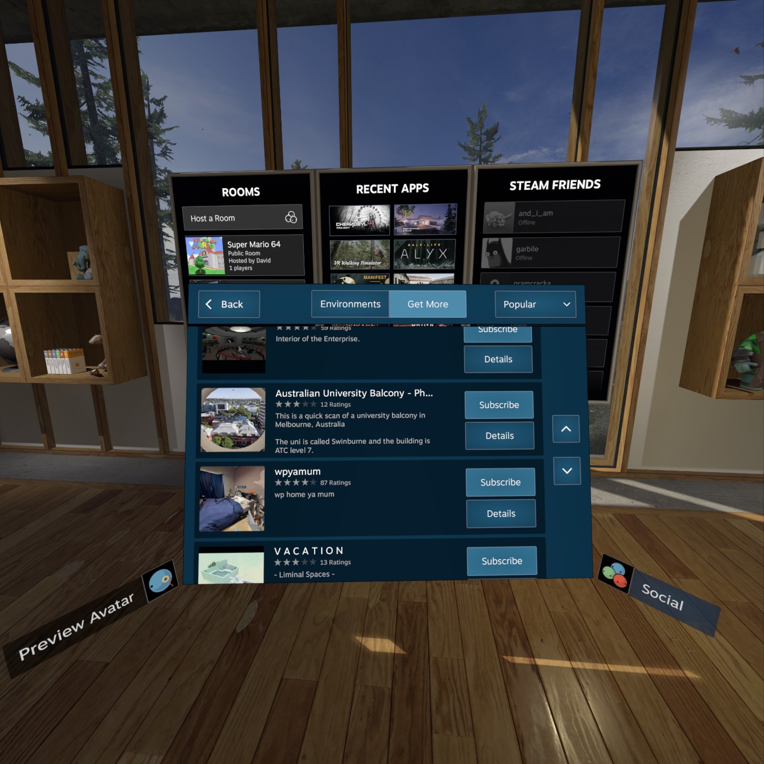 Steamvr home space discount