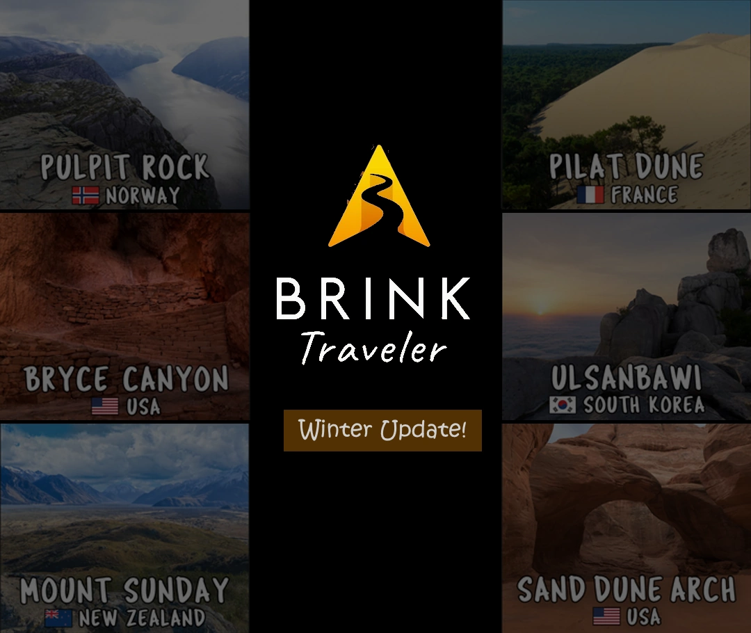 Six new locations in BRINK Traveler with Winter Update!