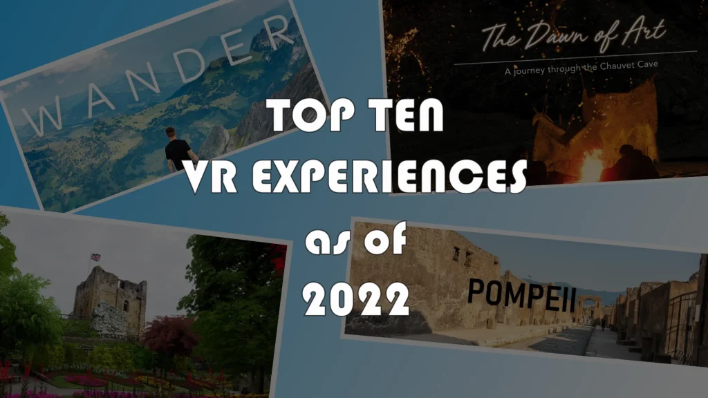 Tillid Metal linje Forsvinde Best VR Experiences as of 2022 - VR Voyaging